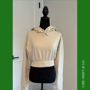 Talentless Cropped Boxing Style | NWT | Cream Neutral | Size M